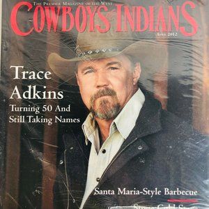 Cowboys & Indians Magazine Trace Adkins April 2012 Stone Cold Steve Austin Ranch